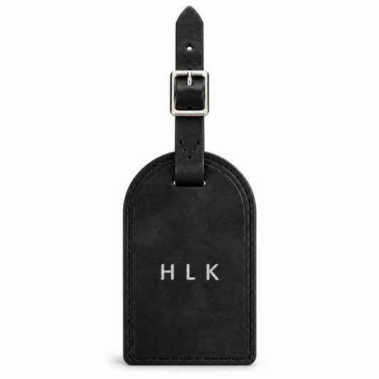 선인장 비건 가죽 러기지택 블랙 HLK 은박 각인
