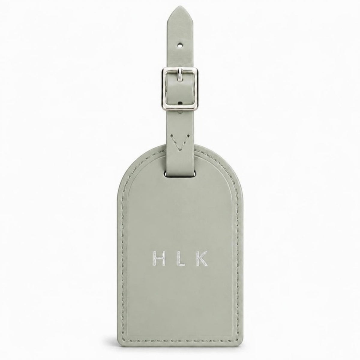 선인장 비건 가죽 러기지택 라이트 그레이 HLK 은박 각인