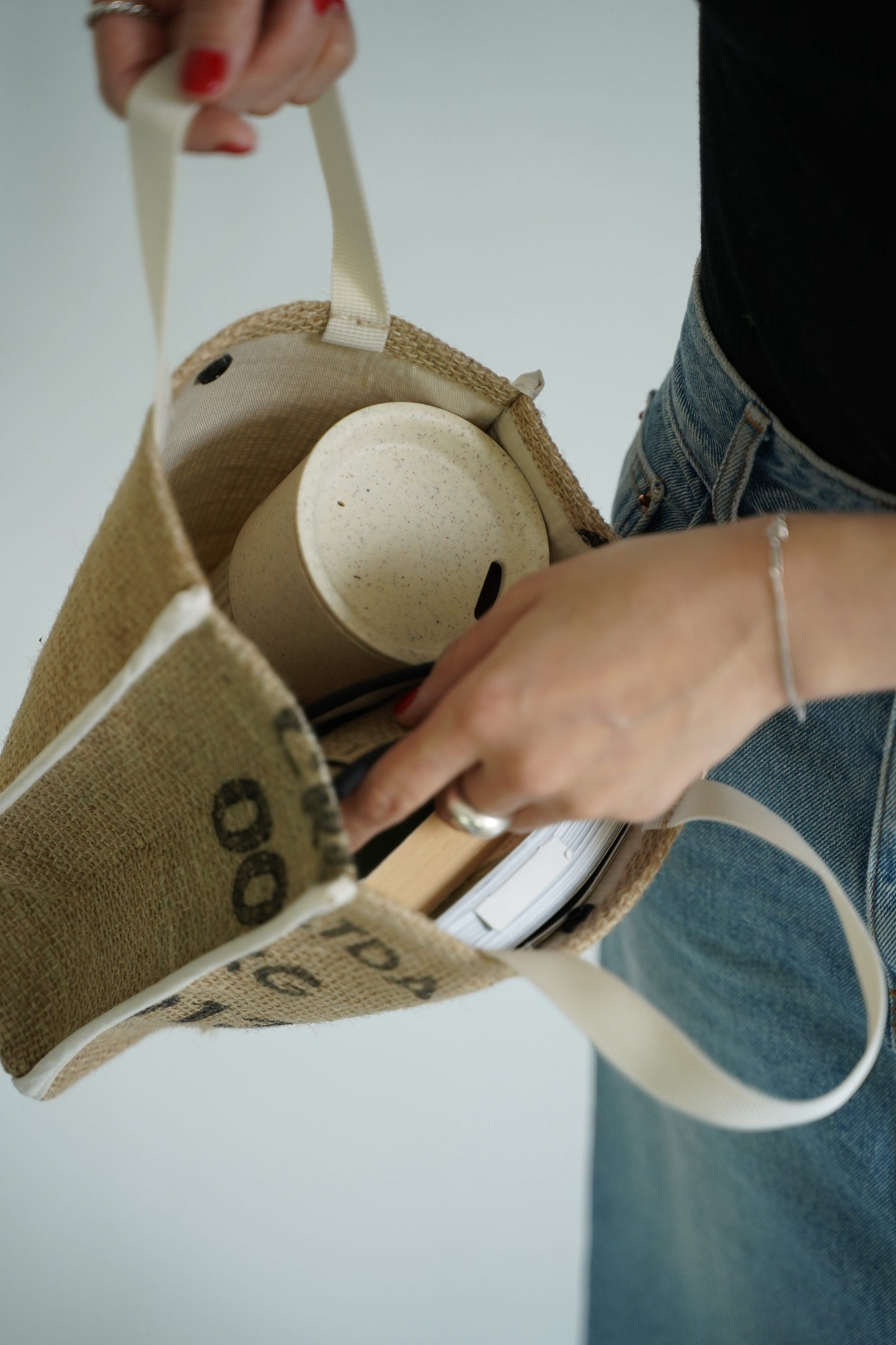 비니 마켓 토트백 / Beanie Market Tote Bag